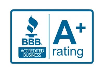 A+ by the Better Business Bureau
