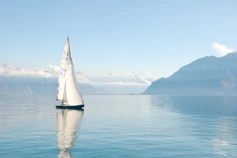 Sailboat on the water
