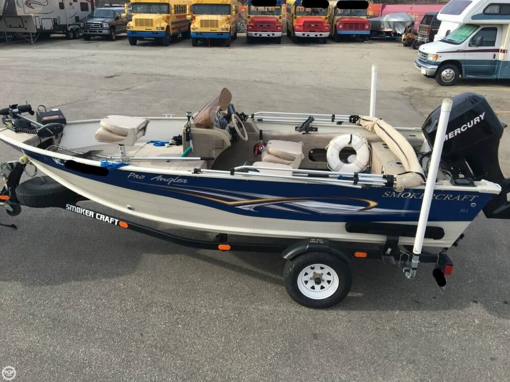 Sold Smoker Craft 161 Pro Angler Boat in Fraser, MI 139458 Pop Sells