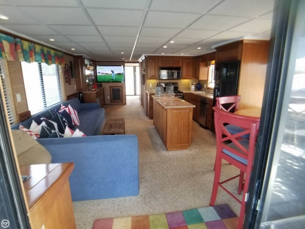 Inactive Custom 20 x 54 Lake McClure 2story Houseboat Boat in Lake